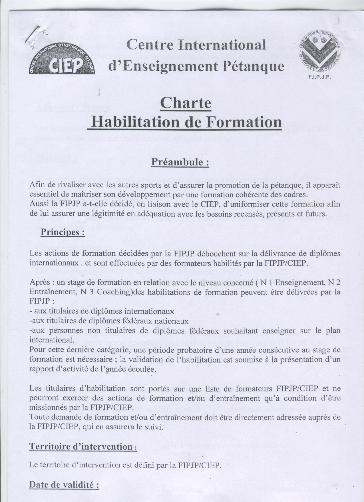 charte 1